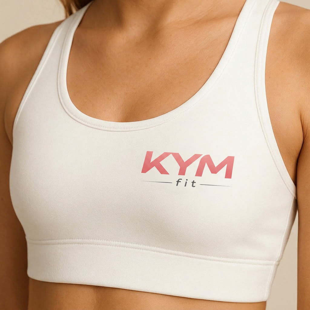 Aplicação da logo em roupa clara